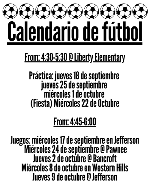 Horario partidos